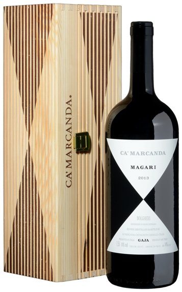 Angelo Gaja Holzkiste Ca'Marcanda für 1 Fl